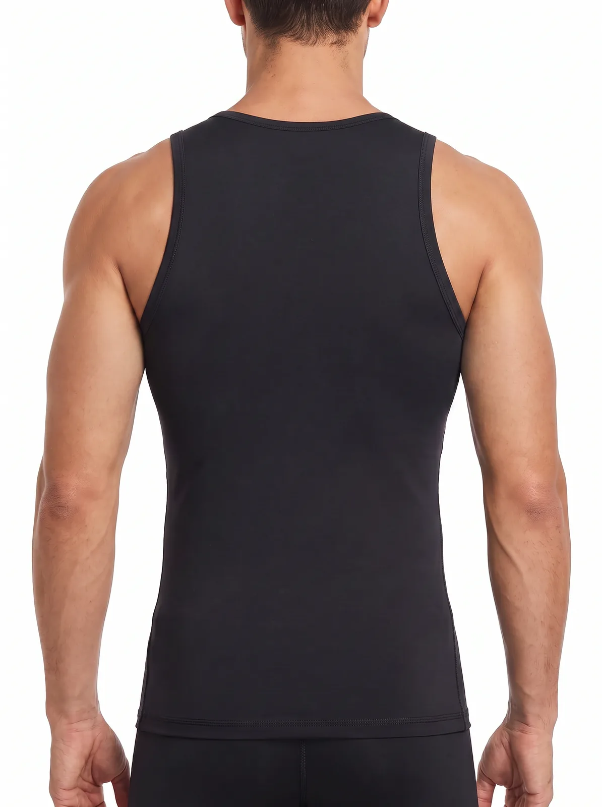 Back view of ContourFit Classic showing the fully enclosed back panel and continuous torso compression zone
