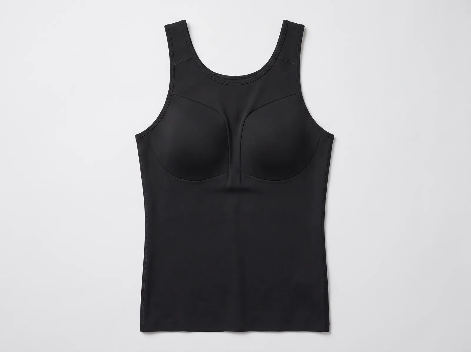Flat lay of ContourFit showing the full garment construction and fabric texture